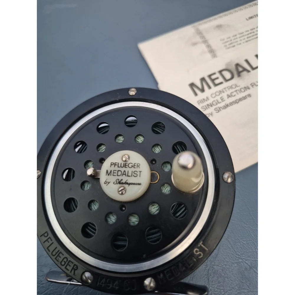 Pflueger Medalist 1494 Model Cj Fly Fishing Reel W Paperwork